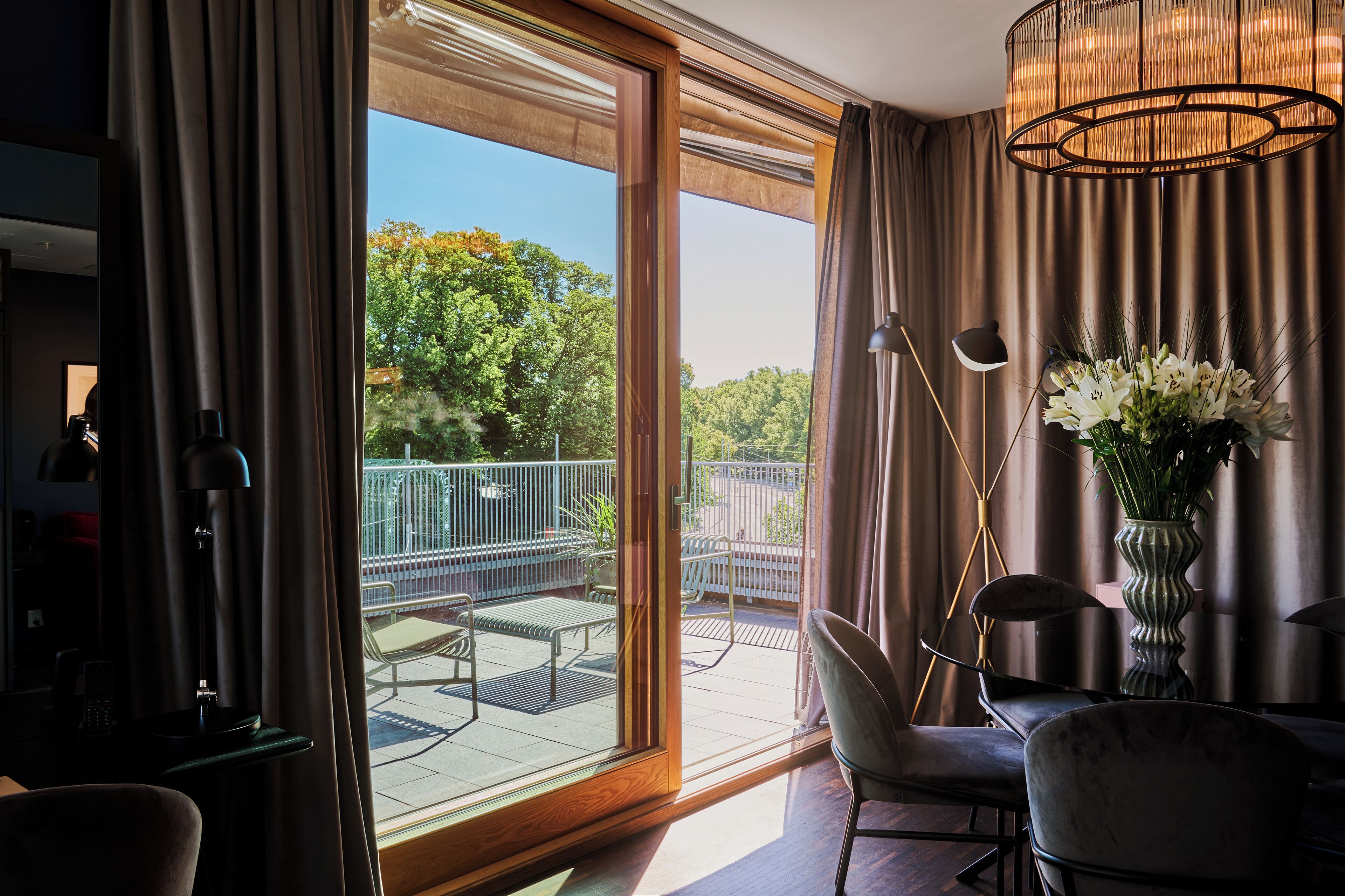 the terrace suite | 2 bedrooms, pillow-top beds, minibar, in-room safe