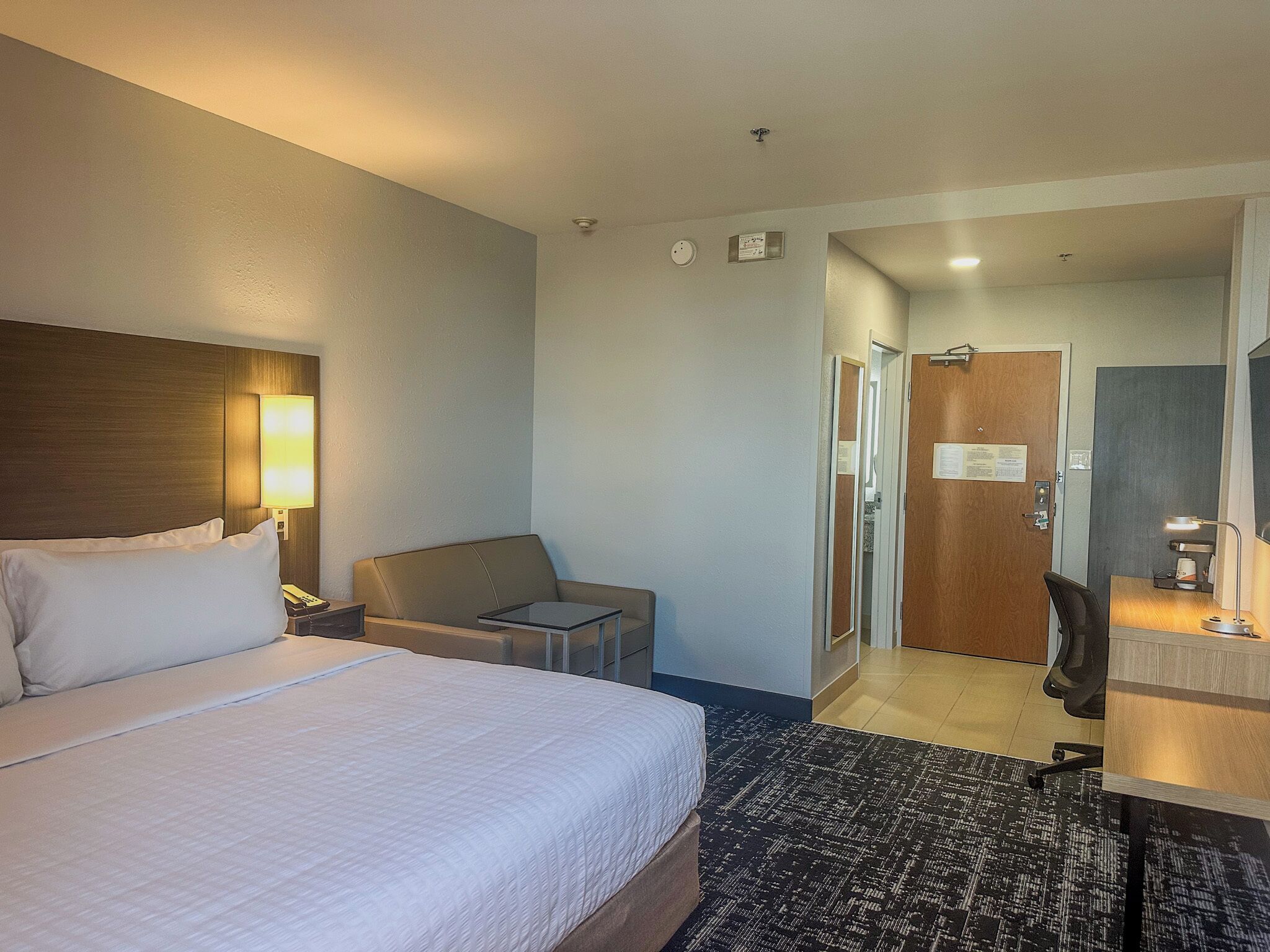 Pillow-top beds, desk, iron/ironing board, travel cot