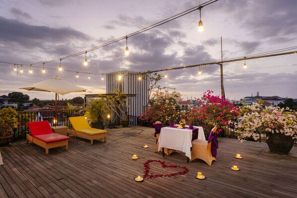 Rooftop terrace