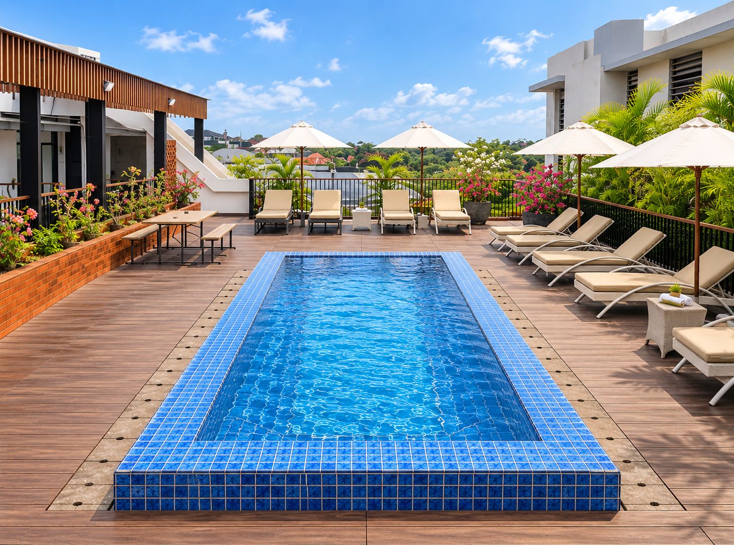 Terraza en la azotea