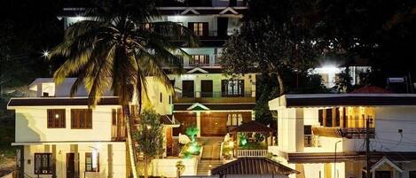 Front of property – evening/night