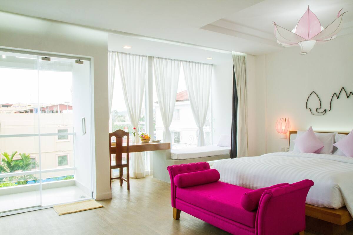 Chambre Double Deluxe, vue piscine