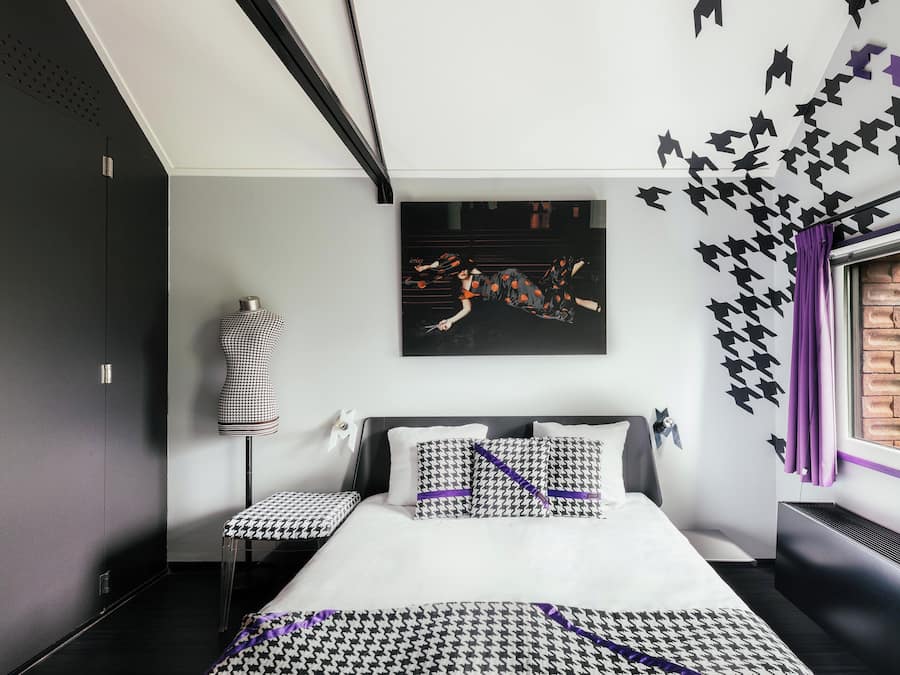 Loft, 1 lit double | Literie de qualité, lit avec matelas en mousse à mémoire