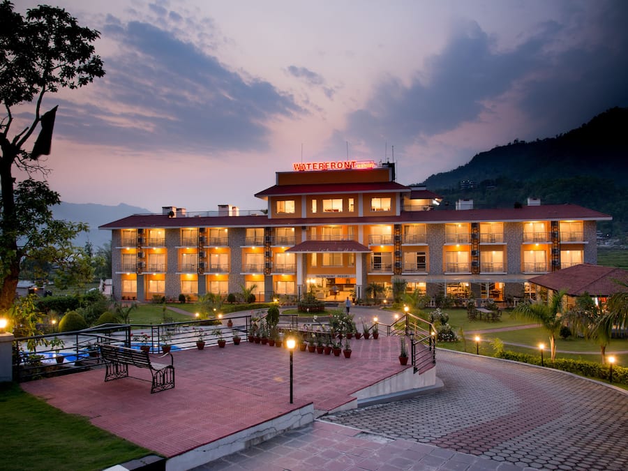 Front of property - evening/night