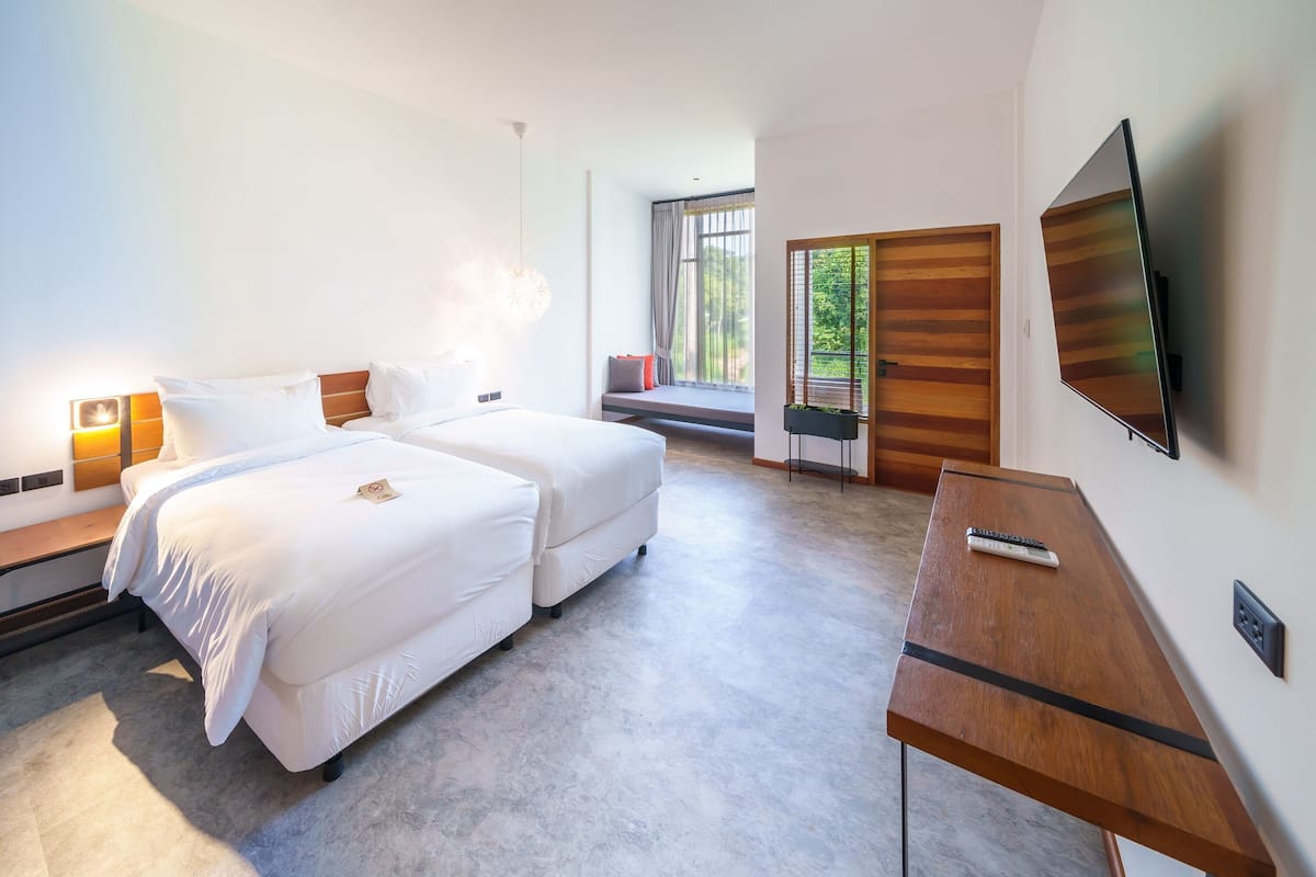 Jungle Deluxe | Een kluis op de kamer, een bureau, gratis wifi