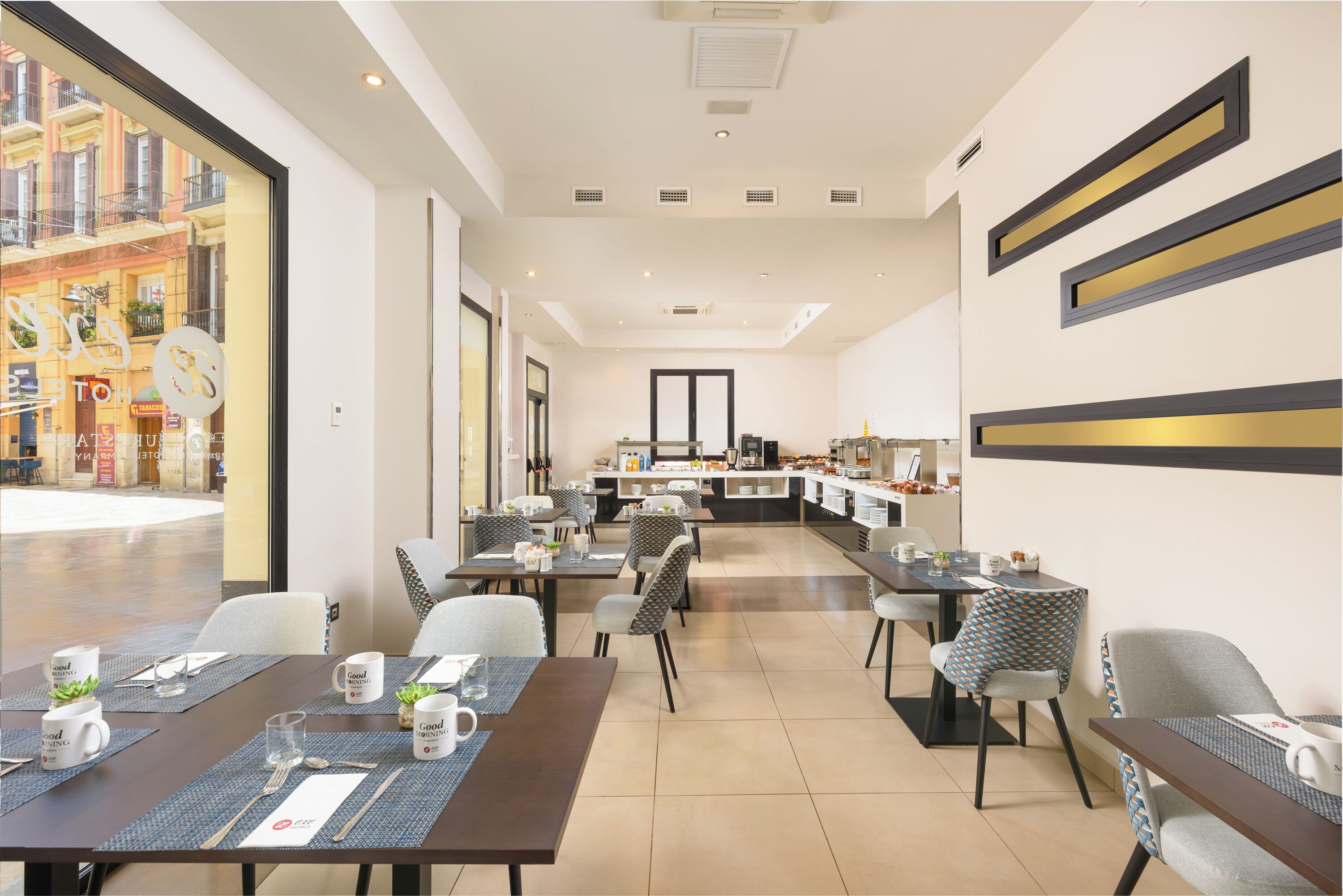 daily buffet breakfast (eur 10 per person)