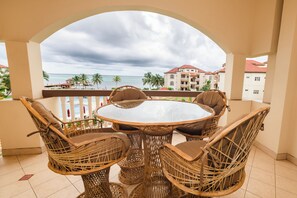 Apartment, 1 Schlafzimmer, Meerblick | Blick vom Balkon