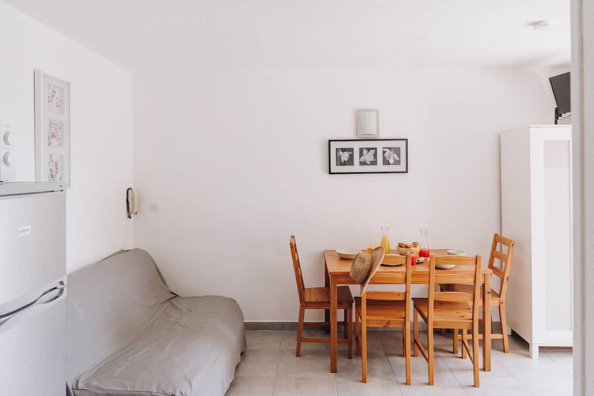 Apartment, 1 Katil Kelamin (Double) dengan Katil Sofa | 1 bilik tidur, peti besi dalam bilik, langsir/tirai gelap terus