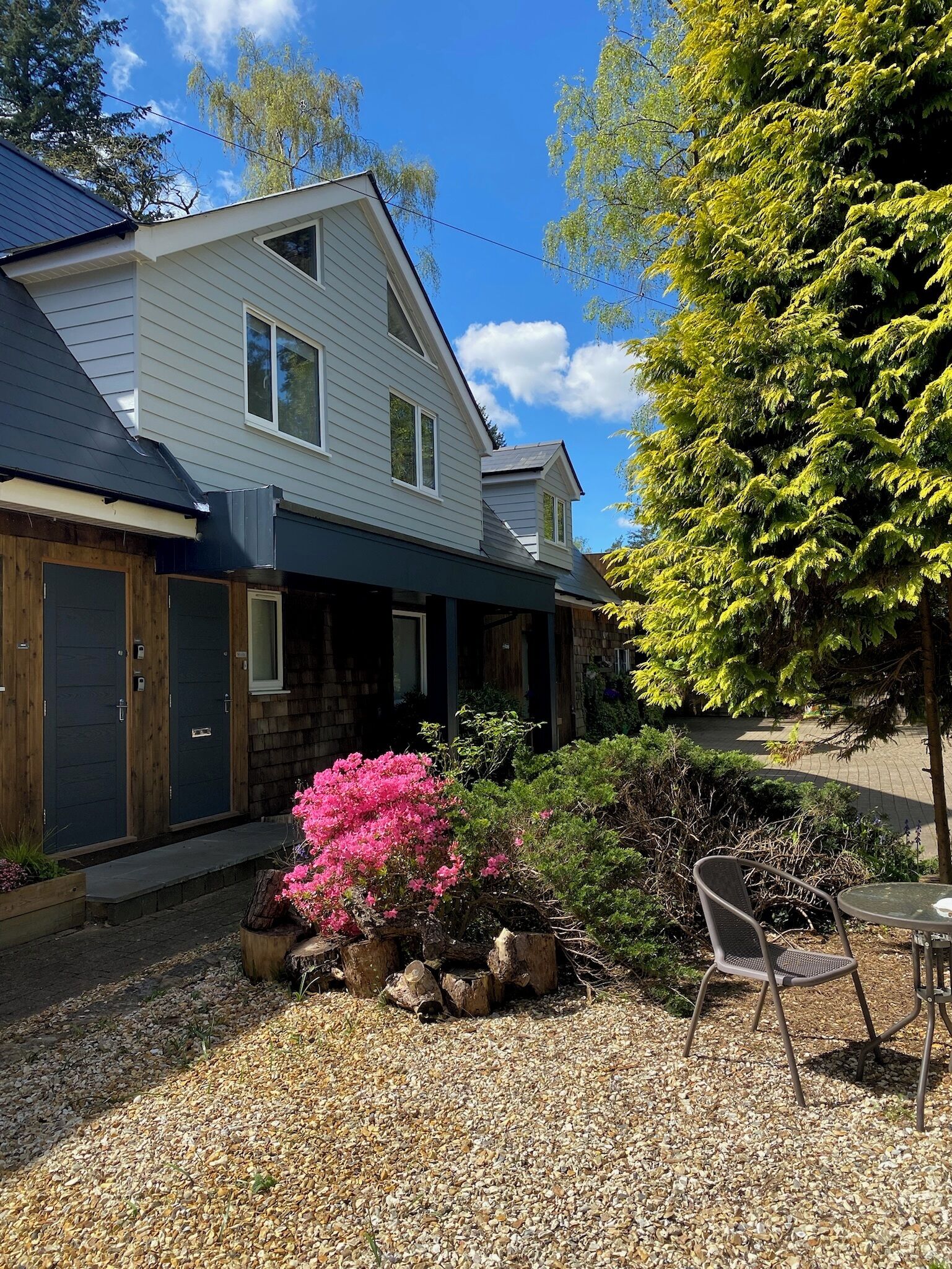 Façade de l’hébergement