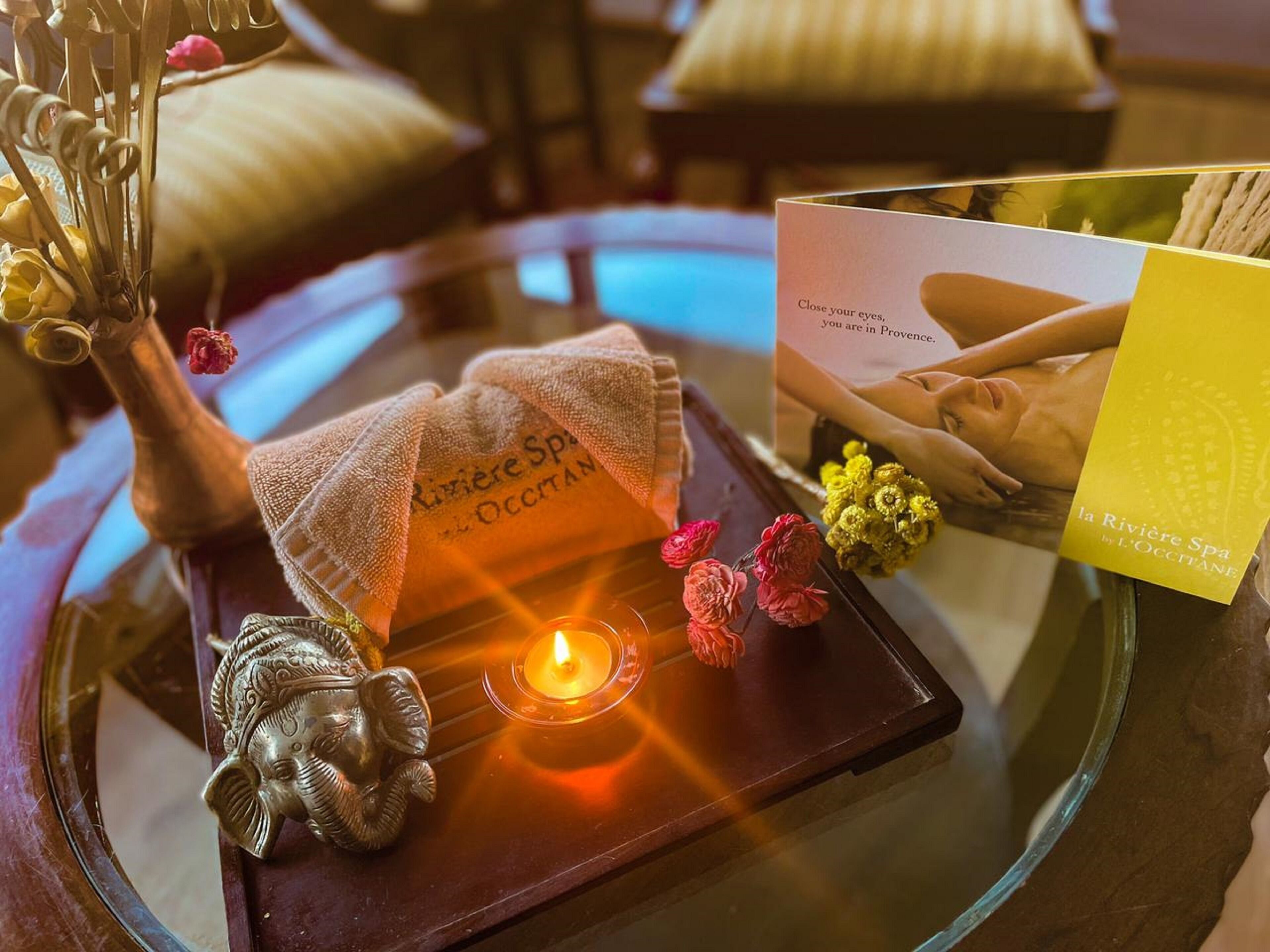 aromatherapy, manicures and pedicures