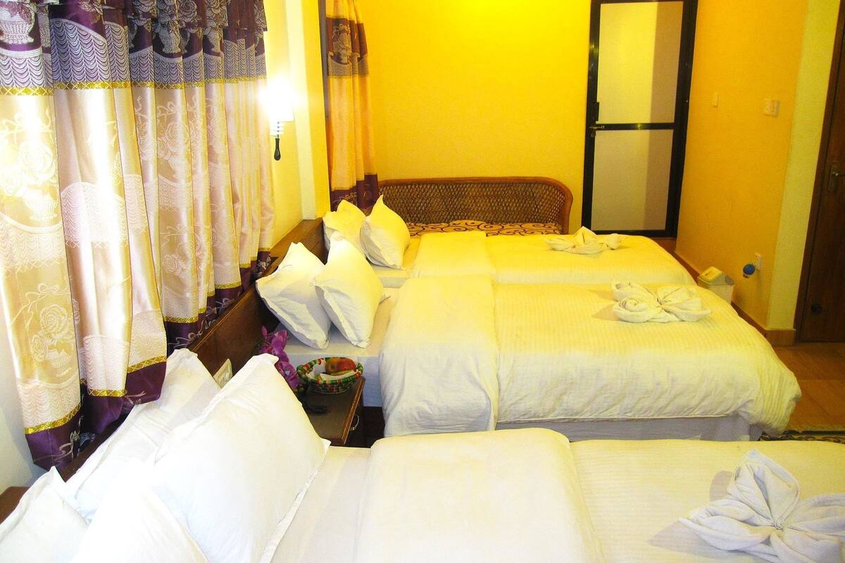 Family Room | Premium bedding, in-room safe, desk, soundproofing