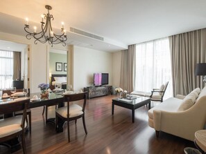 Two Bedroom Suite | Minibar, in-room safe, soundproofing, iron/ironing board