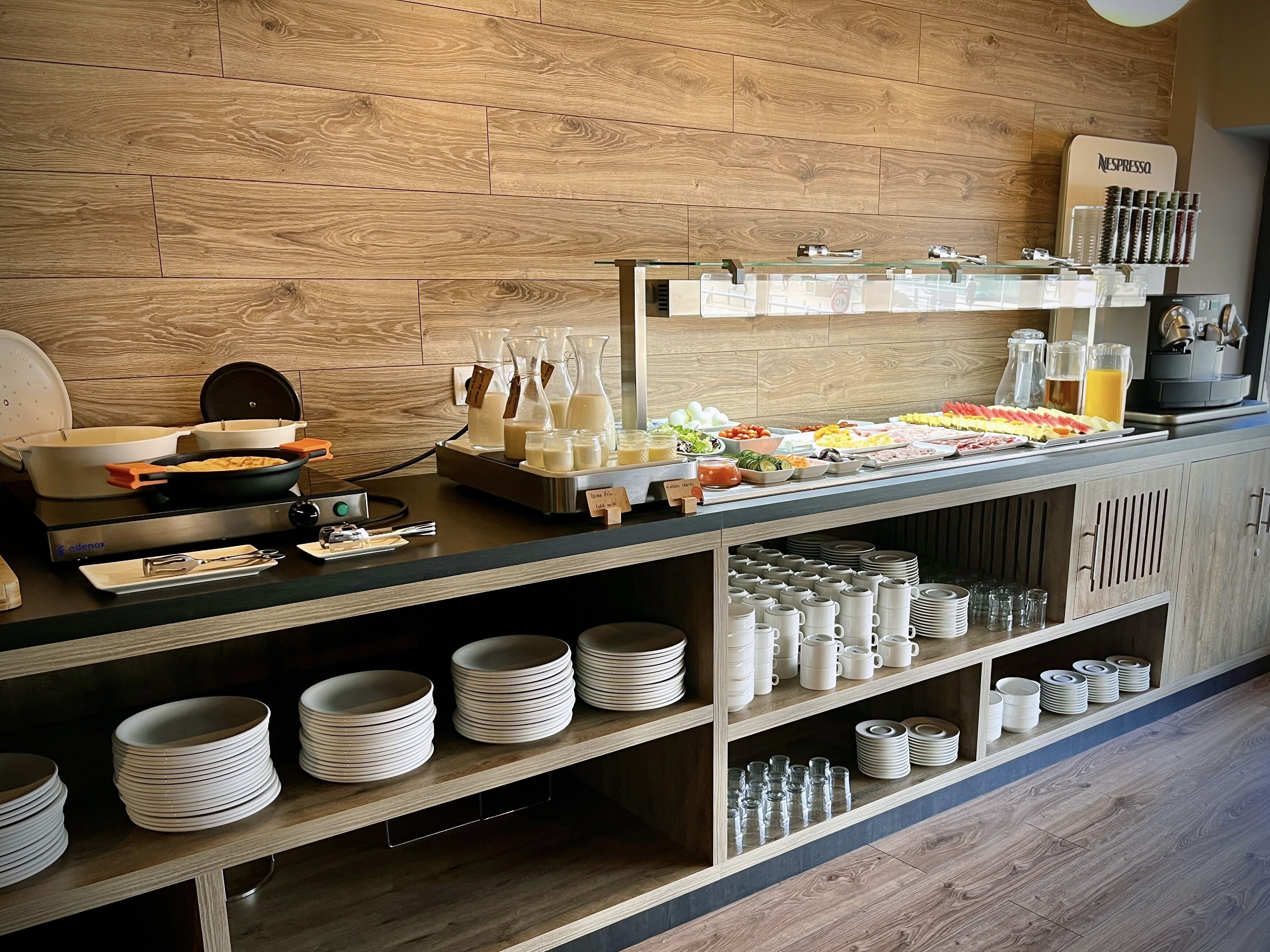 daily buffet breakfast (eur 18 per person)