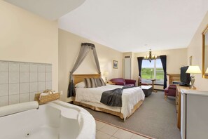 Suite Deluxe, 1 très grand lit, bain à remous