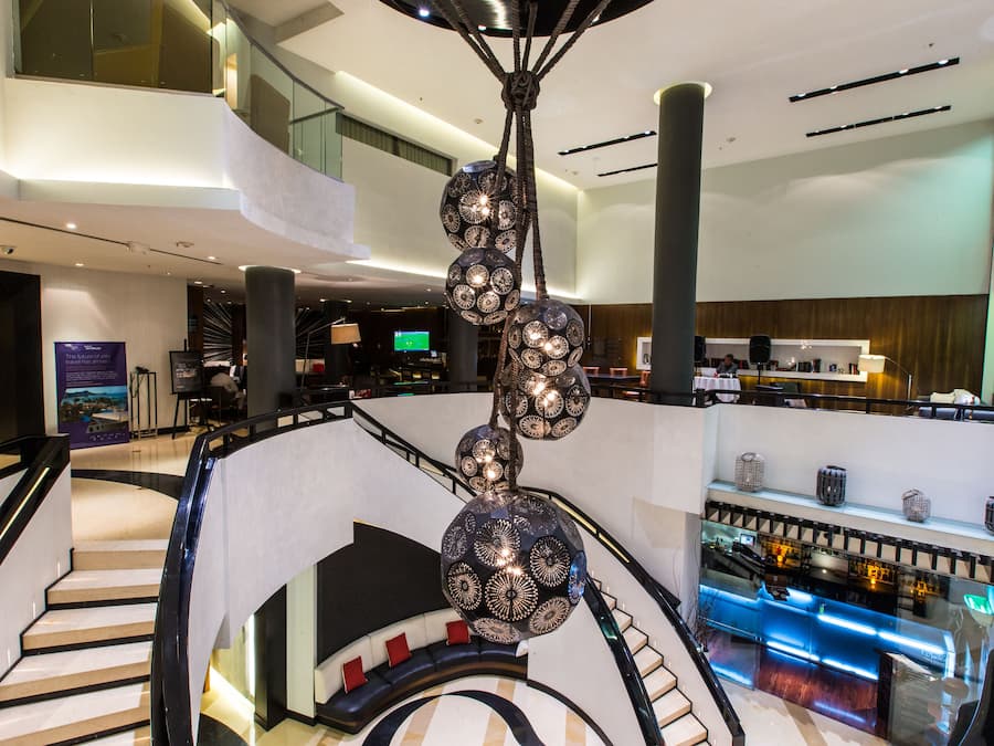 Interior entrance