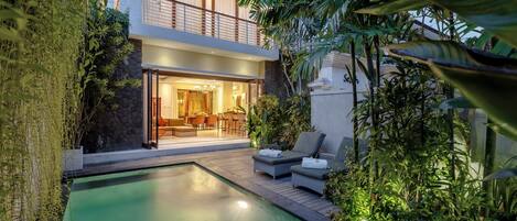 Huvila, 2 makuuhuonetta, yksityinen uima-allas | Ulkopuoli