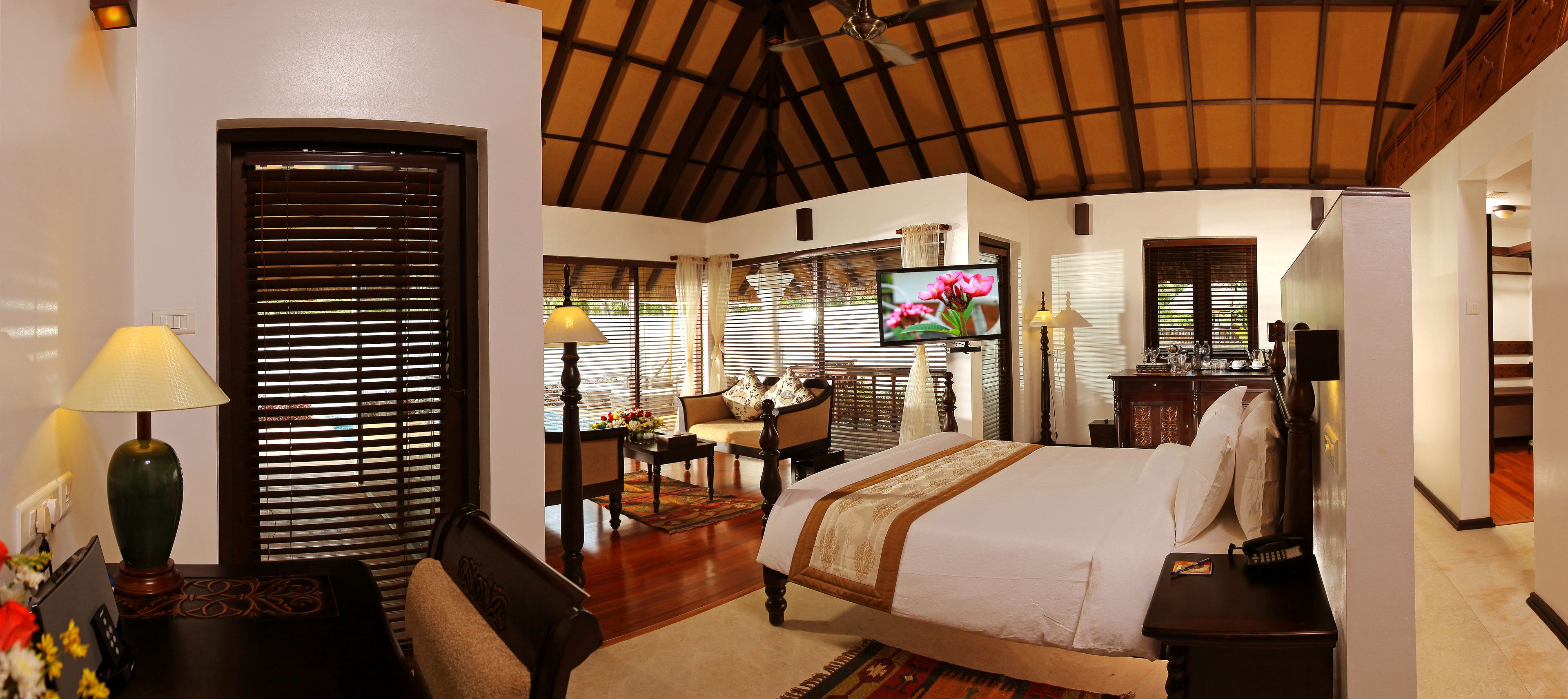 zukra pool villa | premium bedding, minibar, in-room safe, soundproofing