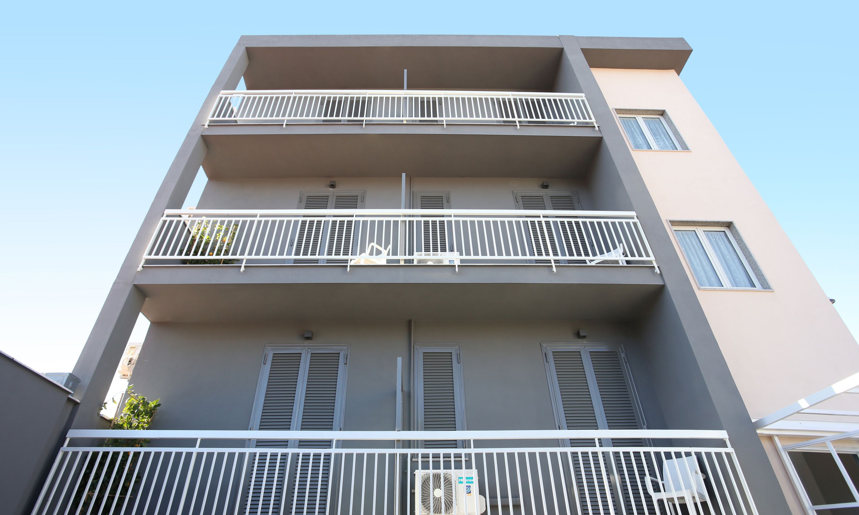 Facciata della struttura