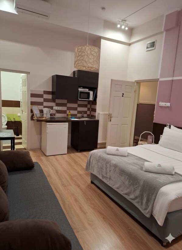 Appartement Deluxe (Hegedus Gyula Street 16) | Lit de bébé (supplément), accès au Wi-Fi (inclus)