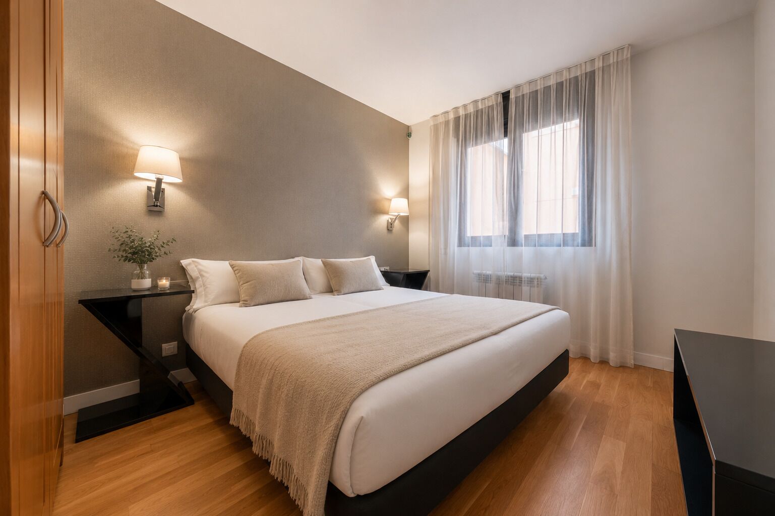 Apartamento estándar, 1 habitación, cocina | Edredones de plumas, decoración individual, mobiliario individual