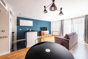 Standard-Apartment, 1 Schlafzimmer, Küche | Wohnbereich