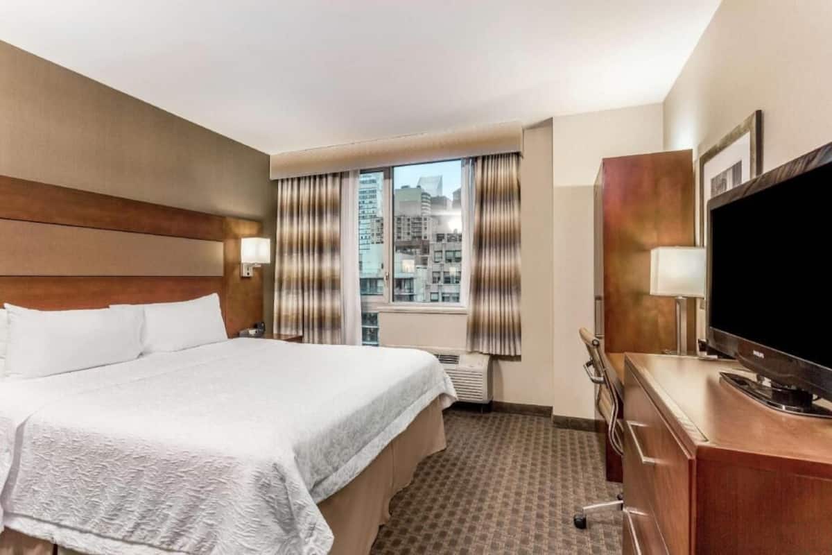 In-room safe, blackout curtains, iron/ironing board, free WiFi