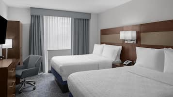 Room, 2 Double Beds, Accessible, Bathtub | In-room safe, blackout curtains, iron/ironing board, free WiFi
