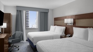 Room, 2 Double Beds, City View | In-room safe, blackout drapes, iron/ironing board, WiFi (free) - Hampton Inn Manhattan Grand Central (New York)