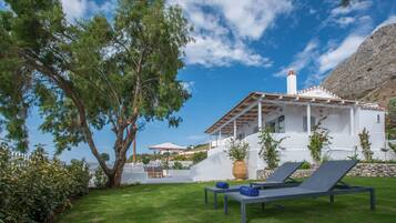 Villa, Sea View, Beachfront | Terrace/patio