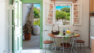 Apartment, Garden View | Private kitchen | Fridge, espresso maker, coffee/tea maker, electric kettle