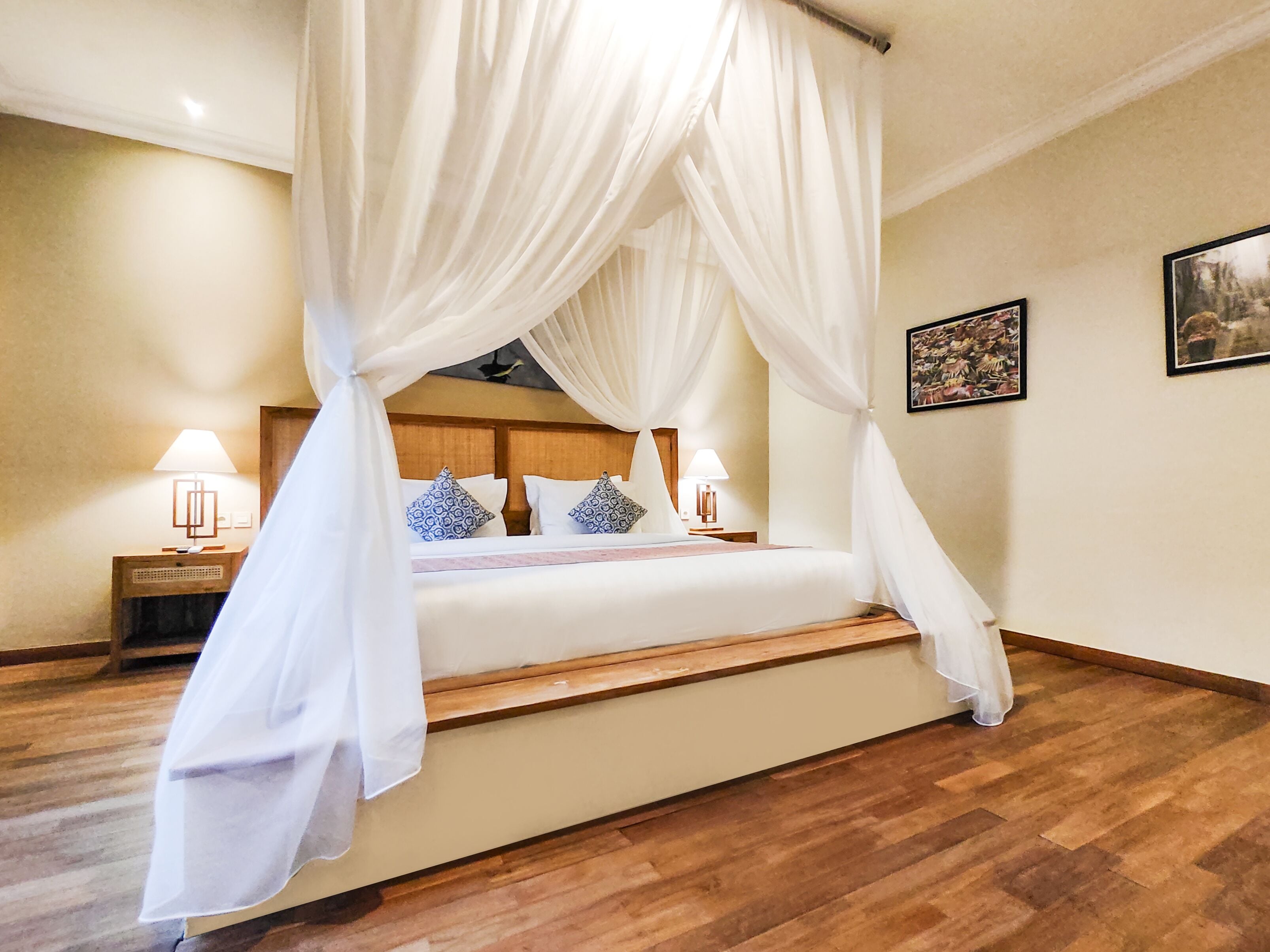 premier villa, 2 bedrooms, accessible, pool view | egyptian cotton sheets, premium bedding, down duvets, pillow-top beds