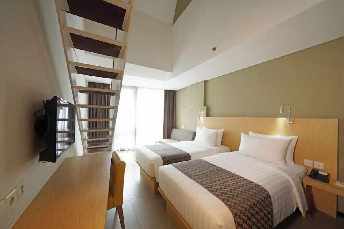 1 slaapkamer, een bureau, verduisterende gordijnen, gratis wifi