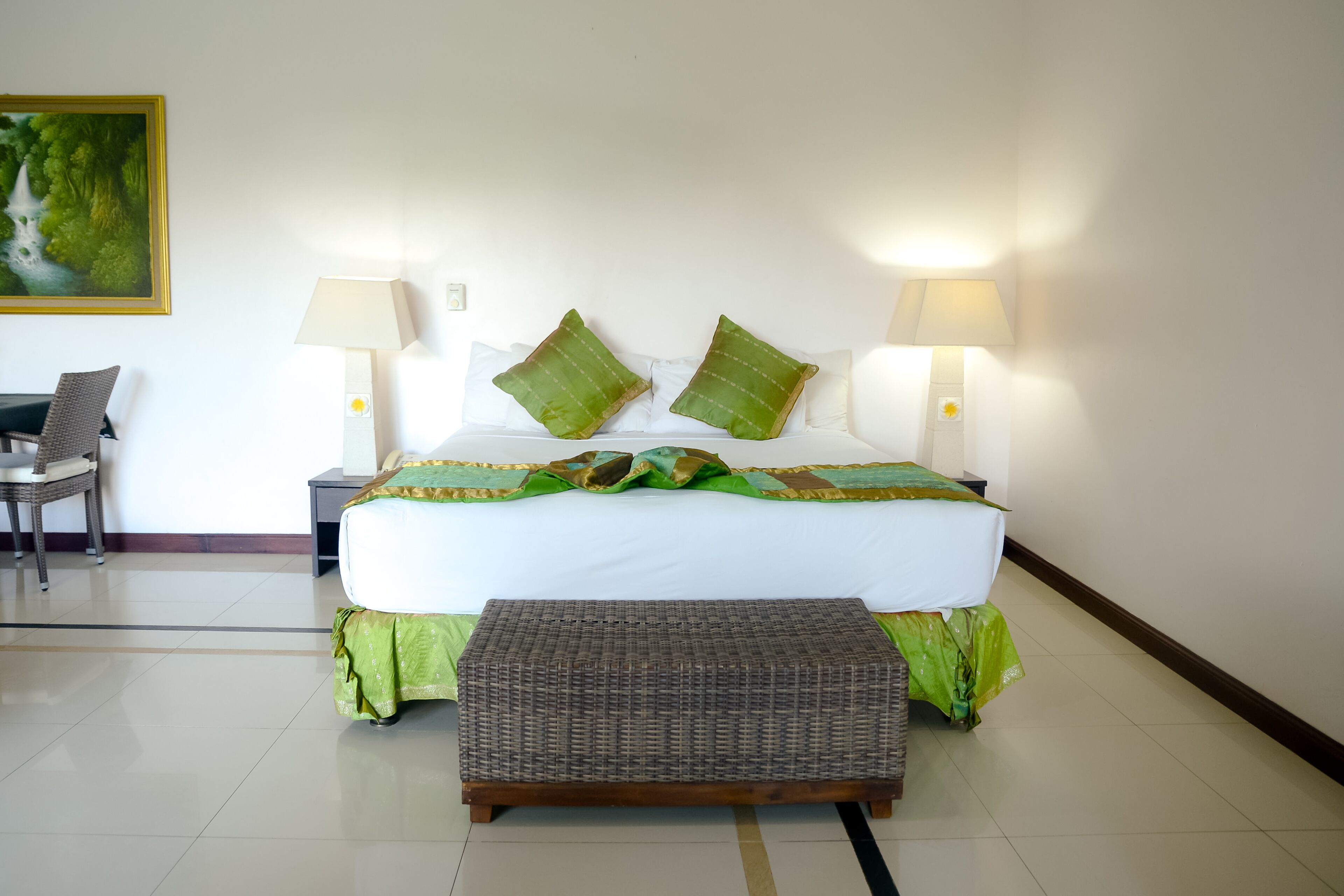 suite, 1 king bed, private pool (cempaka cliff edge construction view) | egyptian cotton sheets, premium bedding, pillow-top beds, in-room safe