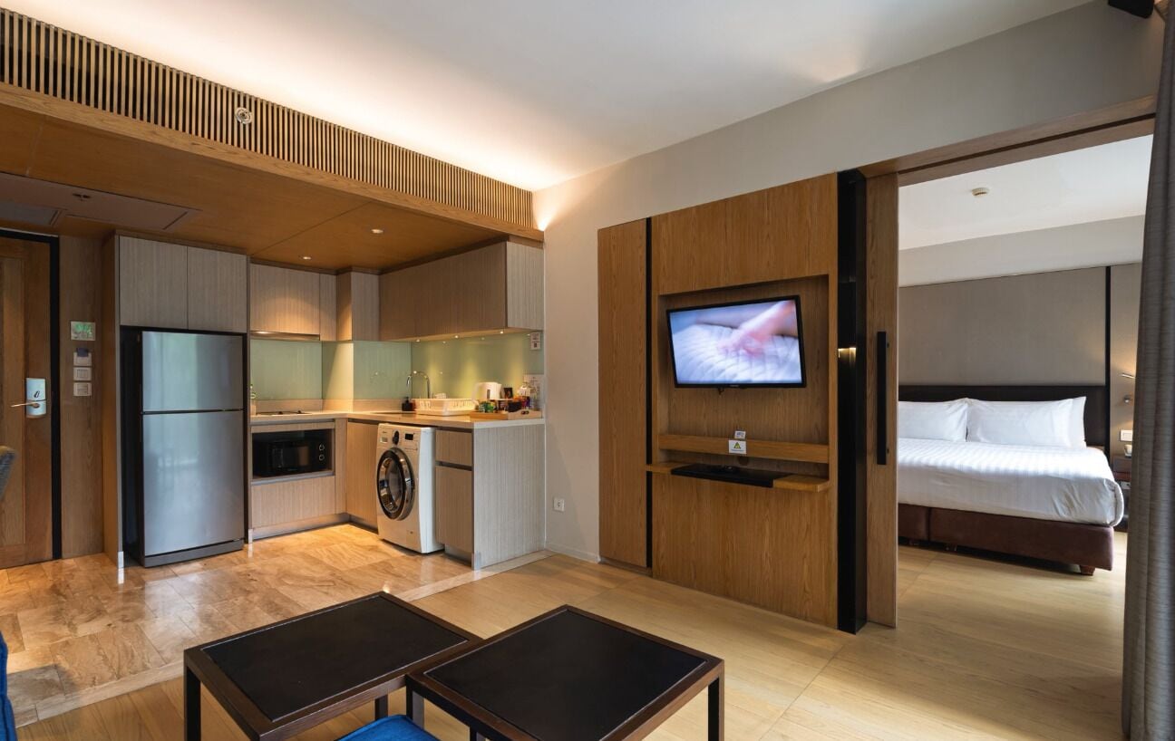 Suite Premier, 1 habitación, balcón | 1 dormitorio, ropa de cama de alta calidad, minibar y caja fuerte