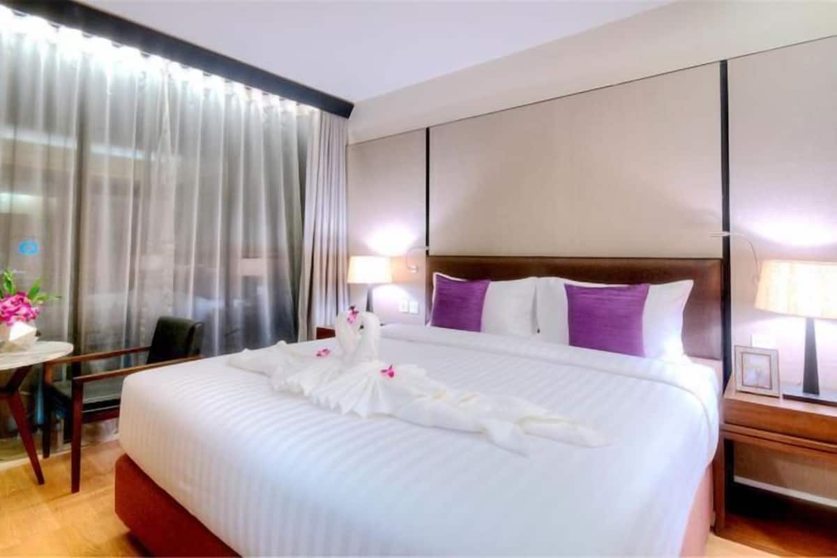 1 dormitorio, ropa de cama de alta calidad, minibar y caja fuerte