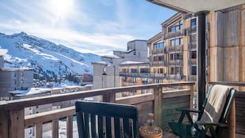 Appartement 7 personnes - 1 chambre + 1 coin nuit - Vue montagne dégagée | Vue sur les montagnes