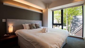 Apartemen Premium (Premium 2 Bedroom,2Double or 4Single) | Tempat tidur bayi gratis, Wi-Fi gratis, dan seprai linen