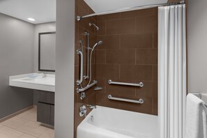 Suite, 1 Bedroom, Accessible, Bathtub | Bathroom