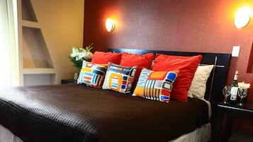 Premium bedding, pillow-top beds, in-room safe, blackout curtains