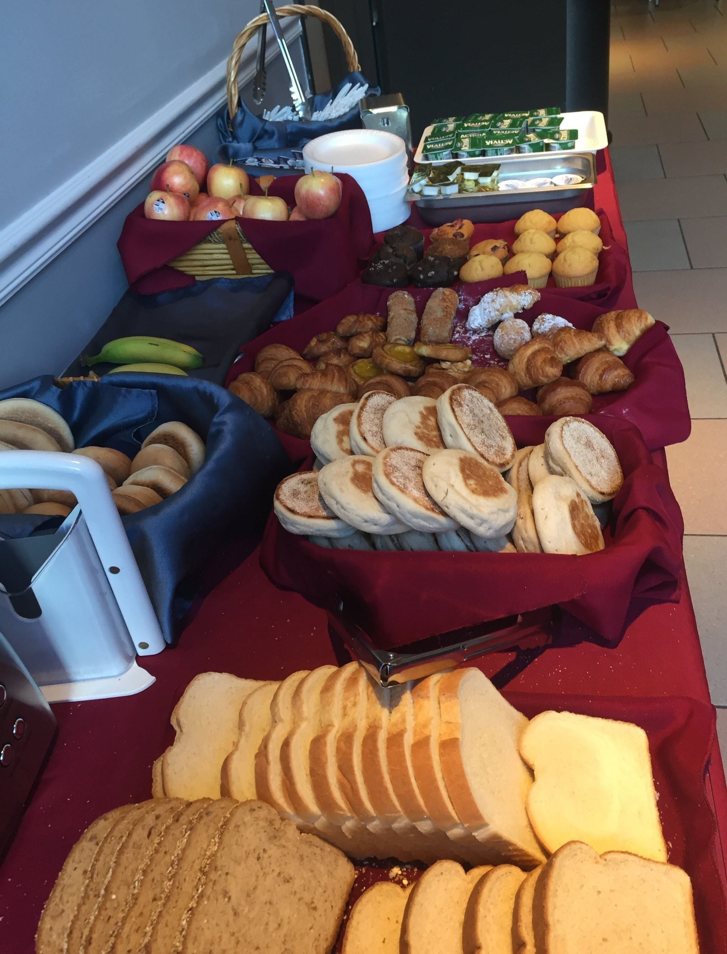 daily to-go breakfast (usd 15.00 per person)