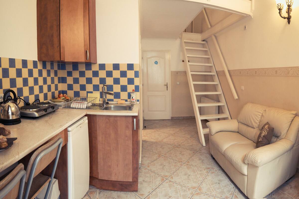 Standard Apartment, 1 Bedroom | Living area | TV