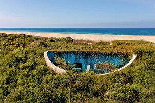 Villa, 1 King Bed, Oceanfront (Plunge Pool, Firepit) | Premium bedding, in-room safe, blackout drapes, soundproofing