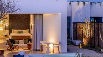 Villa, 1 cama King size, frente al océano (Plunge Pool, Firepit) | Ropa de cama de alta calidad y caja de seguridad en la habitación