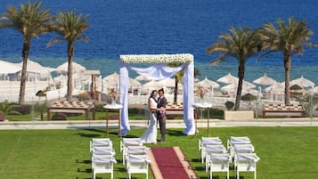 Área de bodas al aire libre
