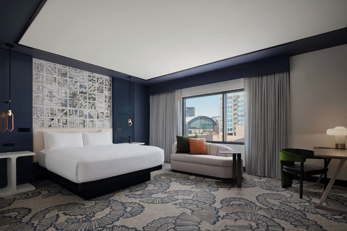 In-room safe, desk, laptop workspace, iron/ironing board