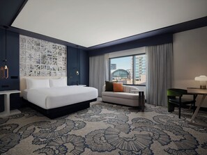 In-room safe, desk, laptop workspace, iron/ironing board - The Alexander (Indianapolis)