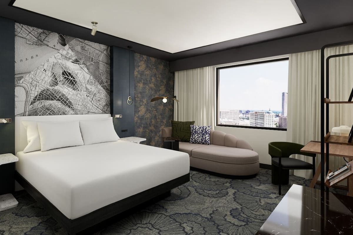 In-room safe, desk, laptop workspace, iron/ironing board