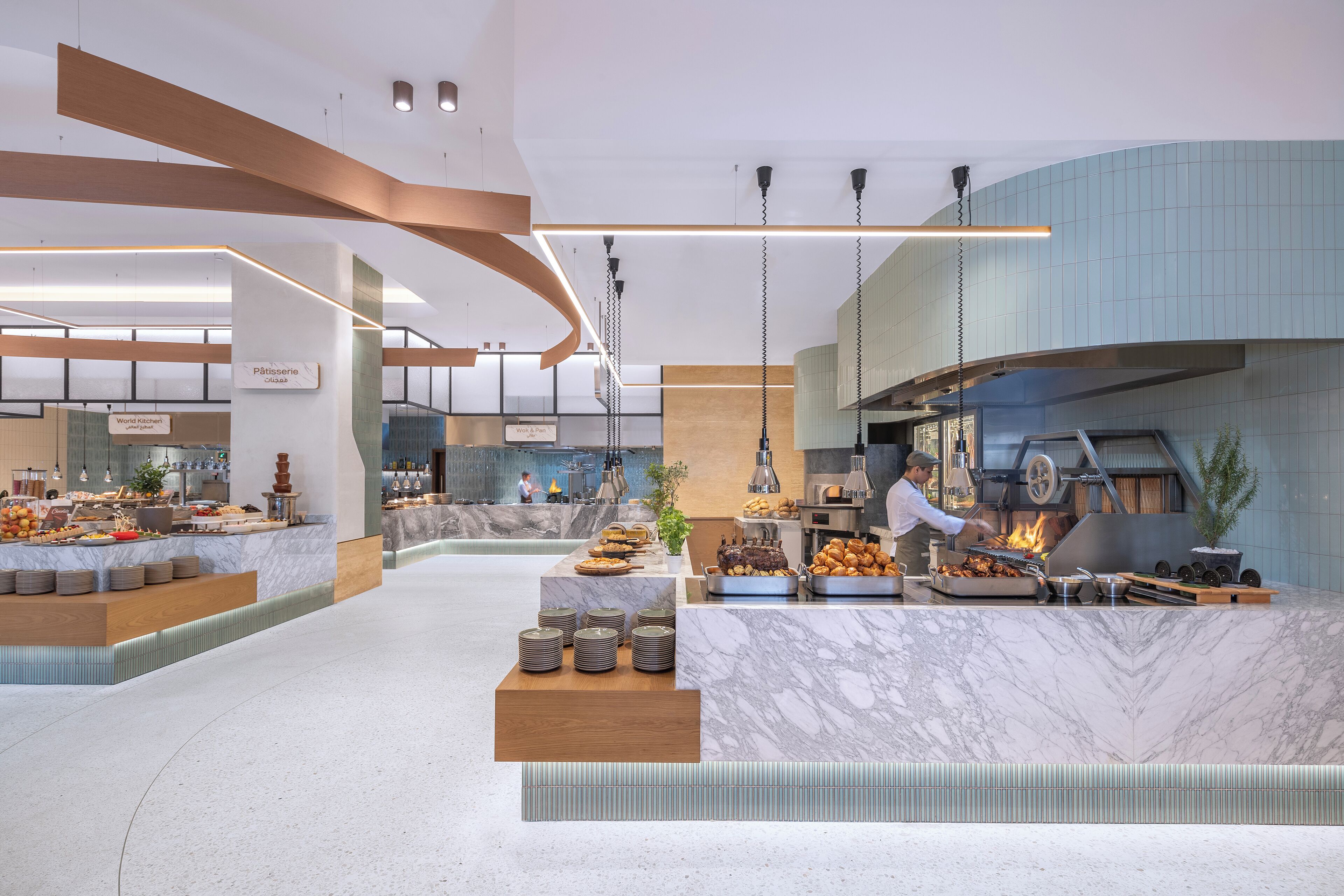 Daily buffet breakfast (AED 160 per person)