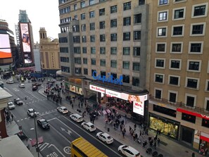 Vue sur la campagne depuis l’hébergement