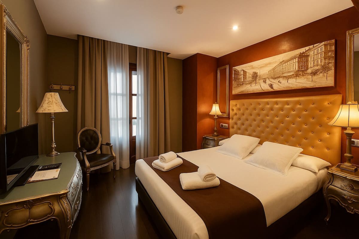 Economy Double Room | Memory foam beds, minibar, in-room safe, desk